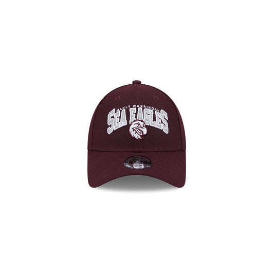Manly Warringah Sea Eagles Youth 9Forty Logo Arch Cap - View 2