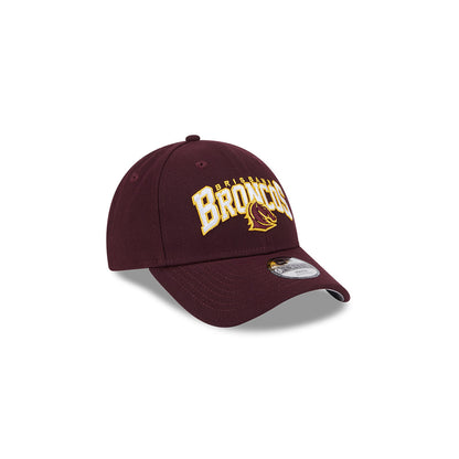 Brisbane Broncos Youth 9Forty Logo Arch Cap - View 4