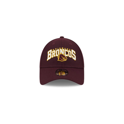 Brisbane Broncos Youth 9Forty Logo Arch Cap - View 2