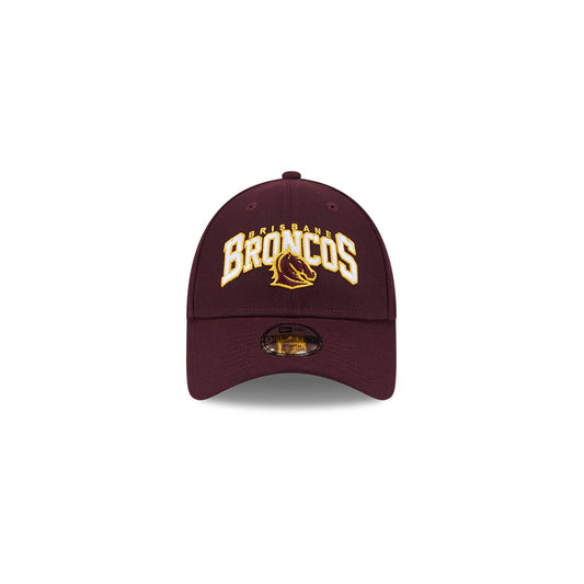 Brisbane Broncos Youth 9Forty Logo Arch Cap - View 2