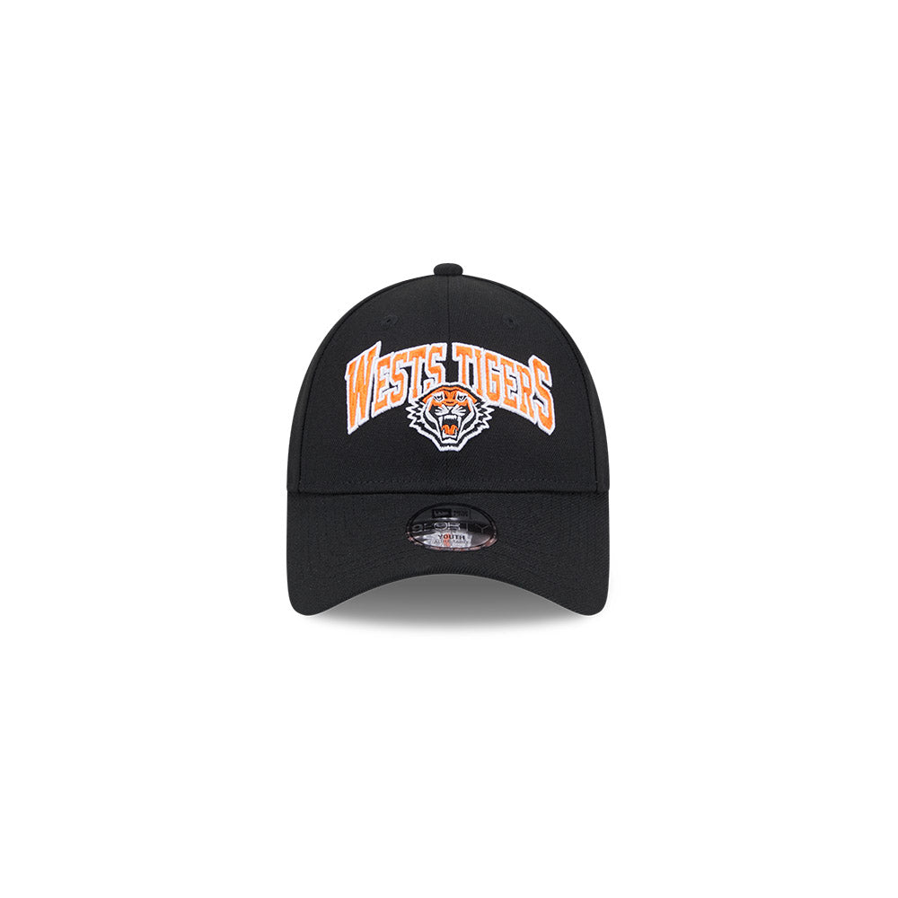 Wests Tigers Youth 9Forty Logo Arch Cap