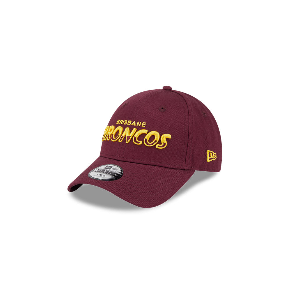Brisbane Broncos Youth Split Script 9Seventy Cap - View 1