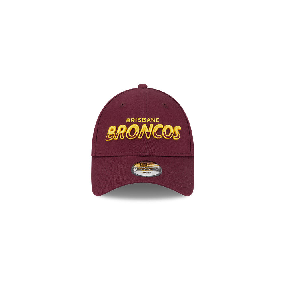 Brisbane Broncos Youth Split Script 9Seventy Cap - View 4