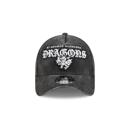 St George Illawarra Dragons New Era Gothic Wash 940 Cap - View 2