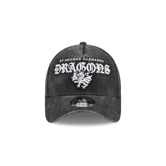 St George Illawarra Dragons New Era Gothic Wash 940 Cap - View 2