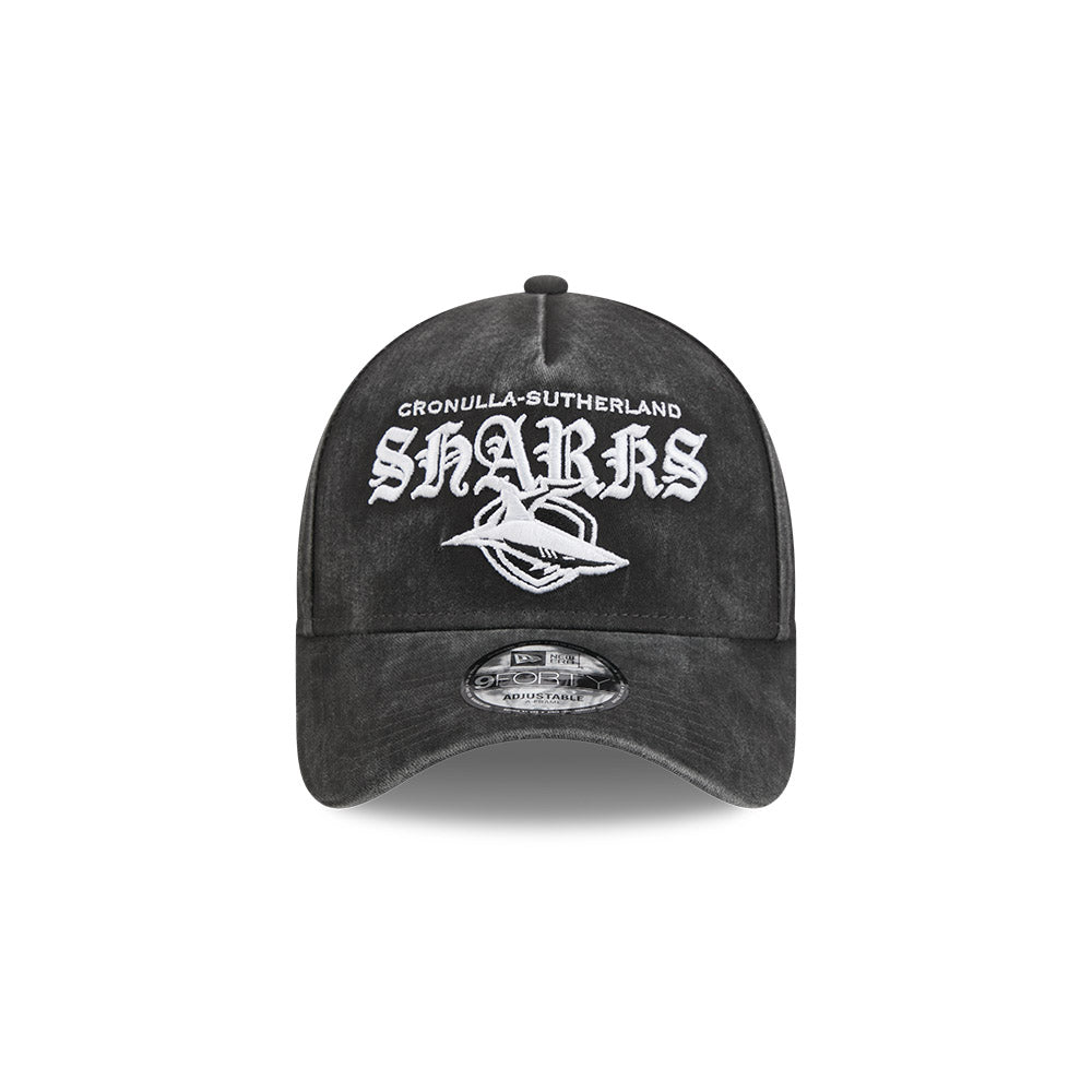Cronulla-Sutherland Sharks New Era Gothic Wash 940 Cap - View 2