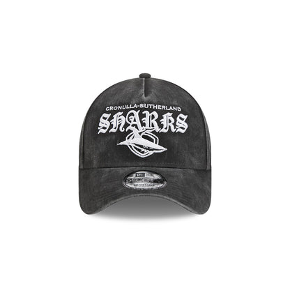 Cronulla-Sutherland Sharks New Era Gothic Wash 940 Cap - View 2