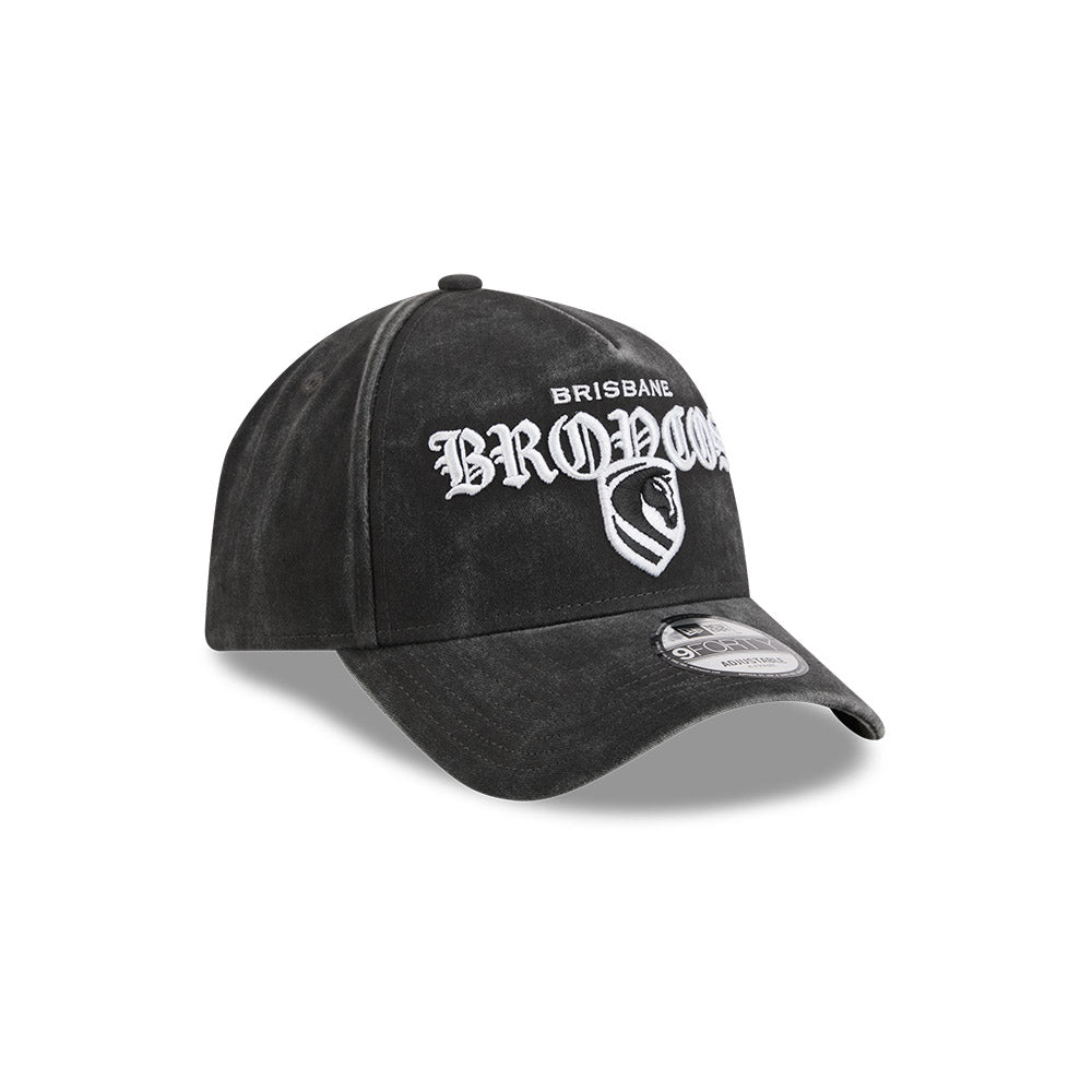 Brisbane Broncos New Era Gothic Wash 940 Cap