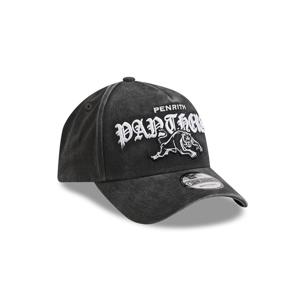 Penrith Panthers New Era Gothic Wash 940 Cap