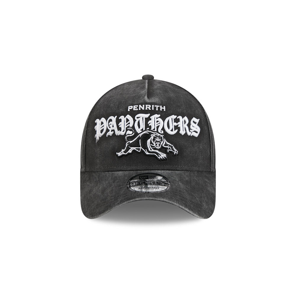 Penrith Panthers New Era Gothic Wash 940 Cap