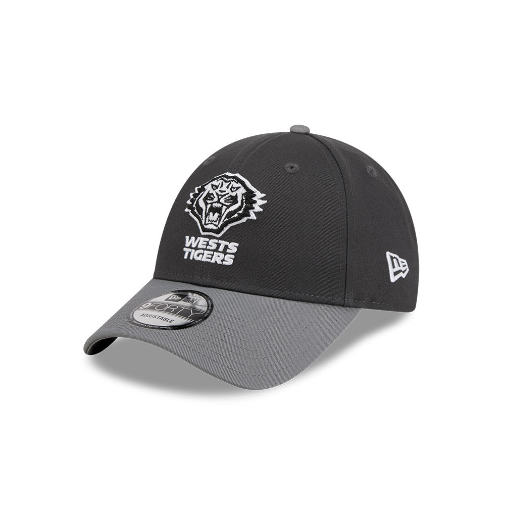 Wests Tigers New Era 2Tone Monochrome 940 Cap