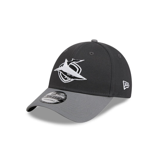 Cronulla-Sutherland Sharks New Era 2Tone Monochrome 940 Cap - View 1