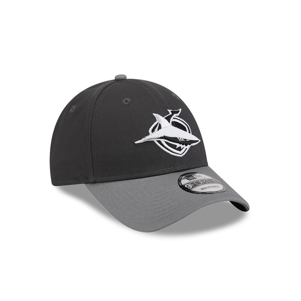 Cronulla-Sutherland Sharks New Era 2Tone Monochrome 940 Cap - View 3