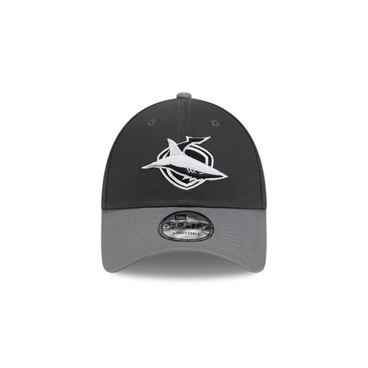 Cronulla-Sutherland Sharks New Era 2Tone Monochrome 940 Cap - View 2