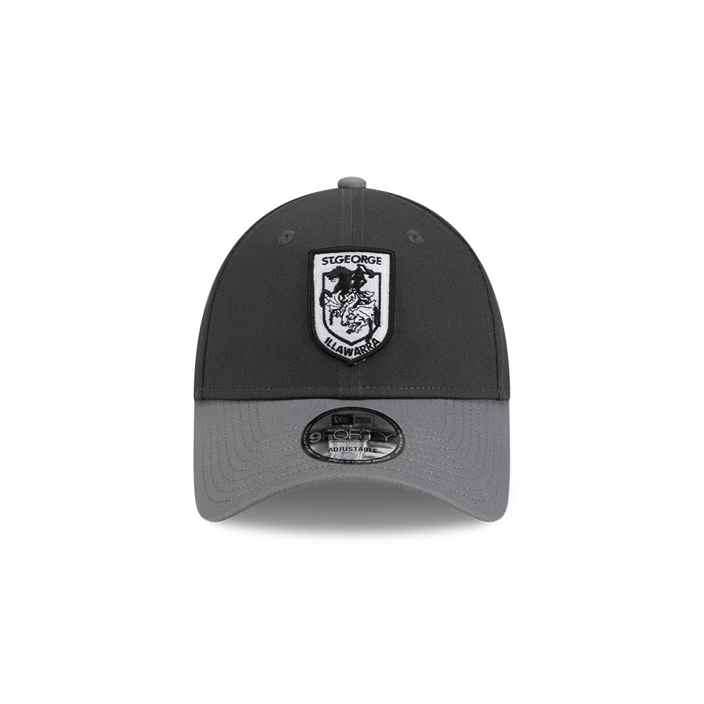 St George Illawarra Dragons New Era 2Tone Monochrome 940 Cap - View 2