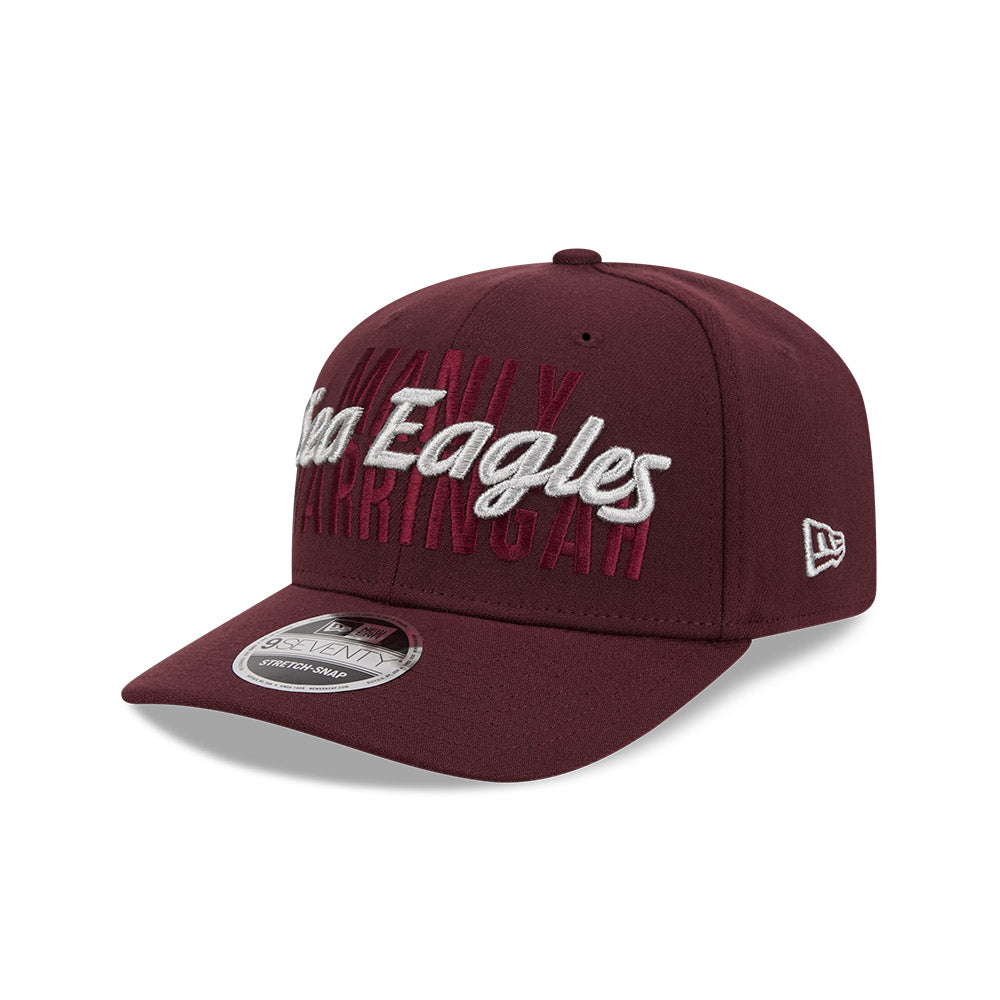 Manly Warringah Sea Eagles New Era Metallic Script 970 Cap