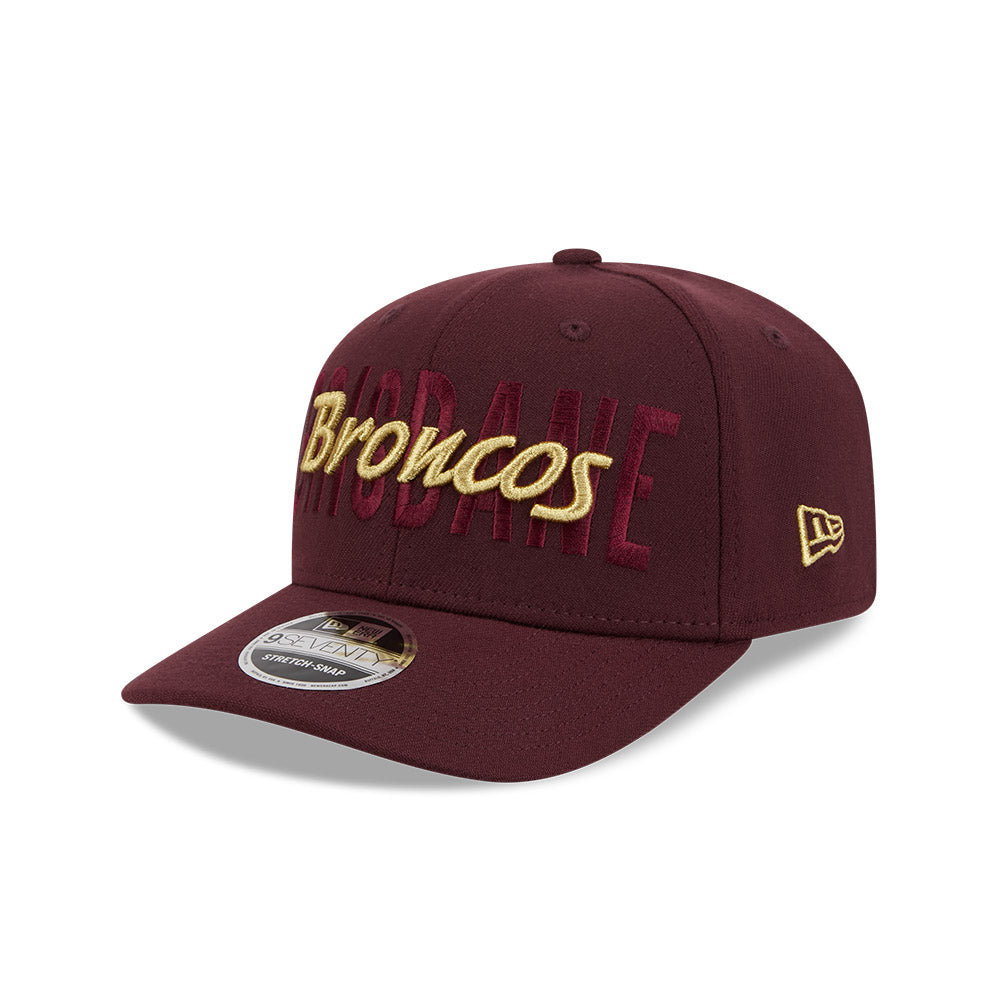 Brisbane Broncos New Era Metallic Script 970 Cap