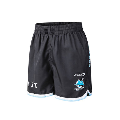 Cronulla Sharks Mens 2026 Performance Gym Shorts - View 1