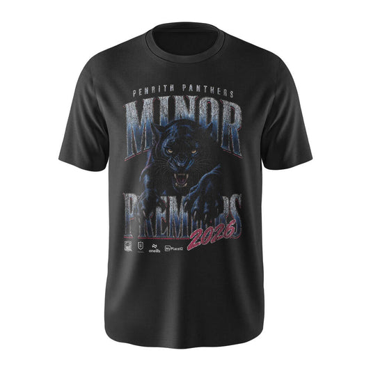 Penrith Panthers Mens 2026 Minor Premiers Tee - Pre-Order - View 1
