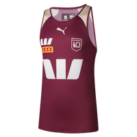 QLD Maroons Mens 2026 Singlet Burgandy