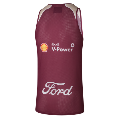 QLD Maroons Mens 2026 Singlet Burgandy - View 2