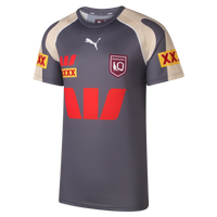 QLD Maroons Mens 2026 Training Tee Gray