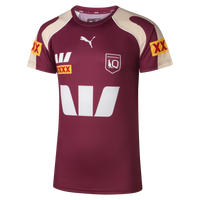 QLD Maroons Mens 2026 Training Tee Burgundy