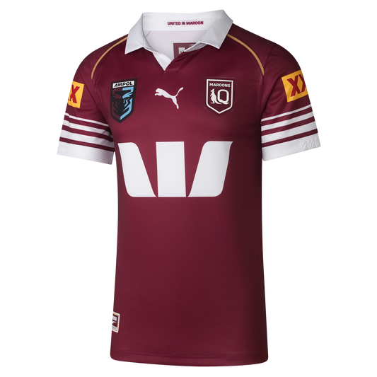 QLD Maroons Mens 2026 Home Jersey - View 1