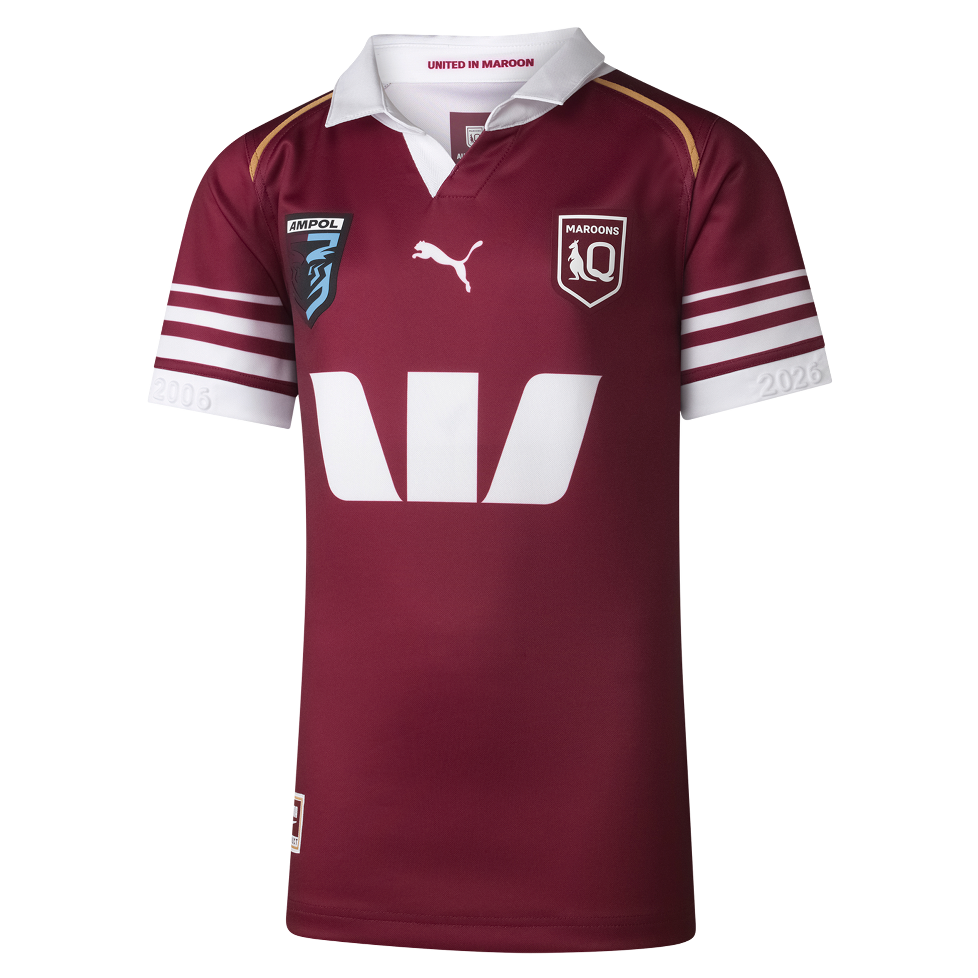 QLD Maroons Youth 2026 Home Jersey - View 1