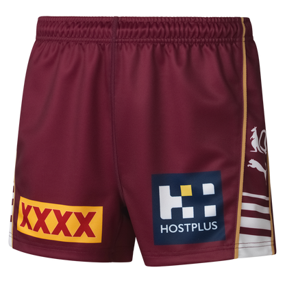 QLD Maroons Mens 2026 Home Shorts - View 1