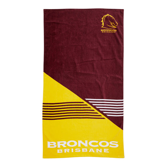 Brisbane Broncos Jersey Beach Towel