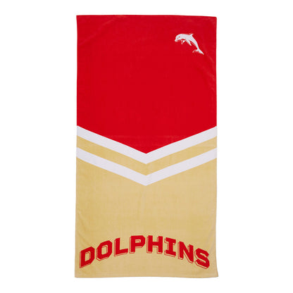 Dolphins Jersey Beach Towel