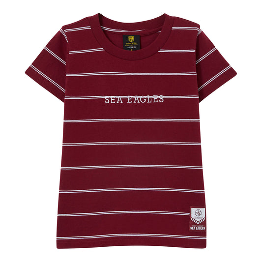 Manly-Warringah Sea Eagles Kids Club Stripe Tee