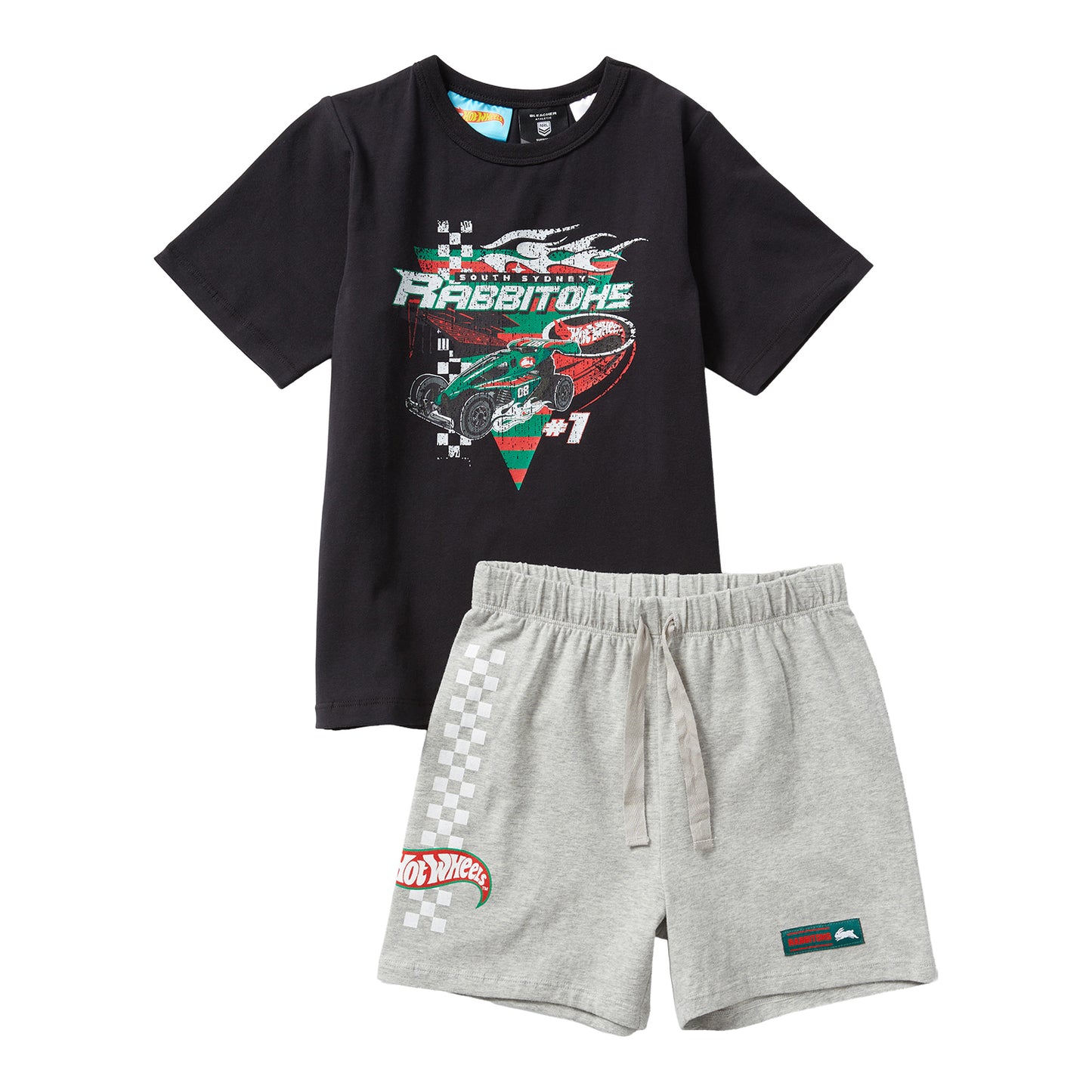 Rabbitohs Kids NRL x Hot Wheels Pyjama Set