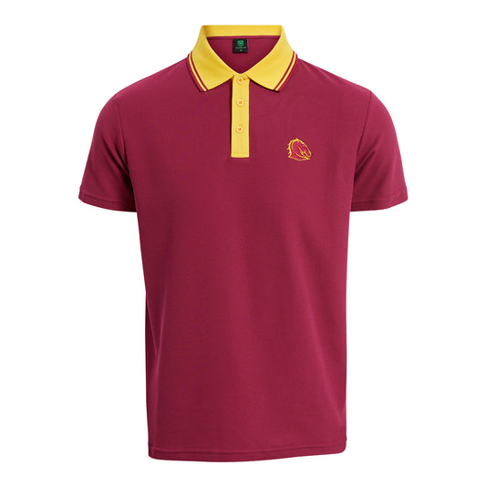 Brisbane Broncos Golf Polo T-Shirt - View 1