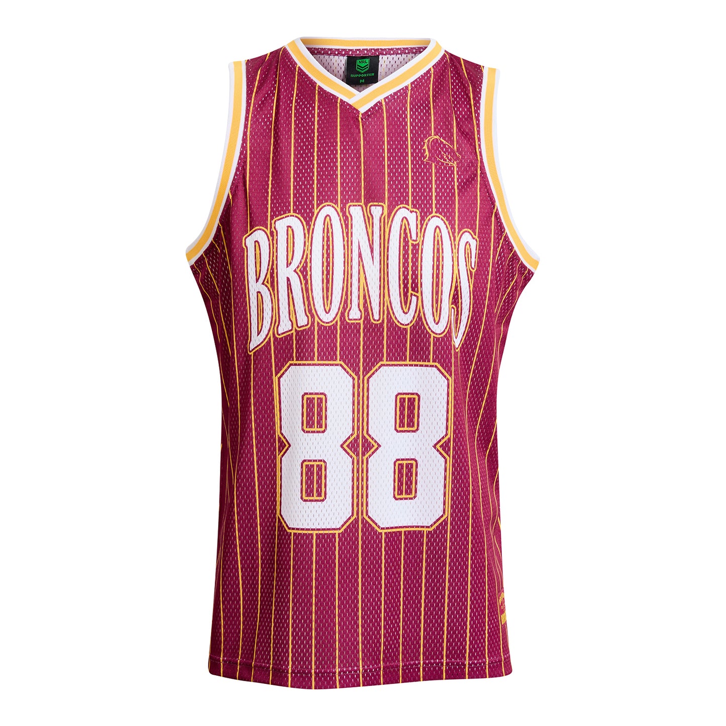 Brisbane Broncos Adult Basketball Singlet
