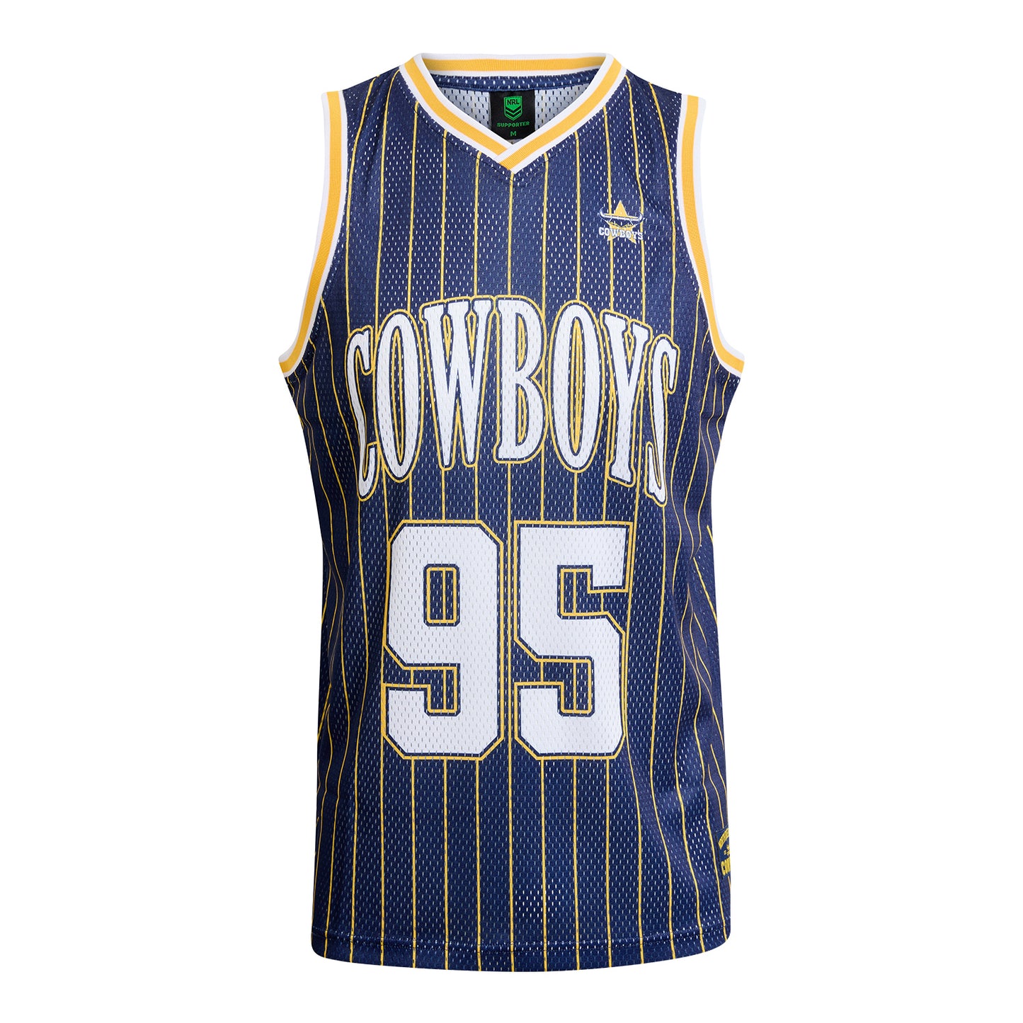 North Queensland Cowboys Adult Basketball Singlet