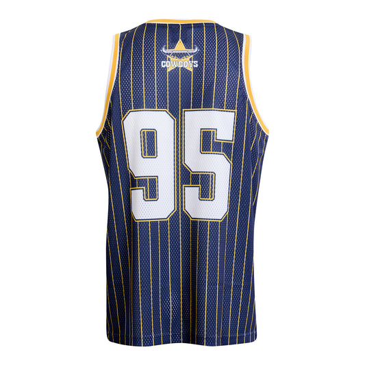 North Queensland Cowboys Adult Basketball Singlet - View 2