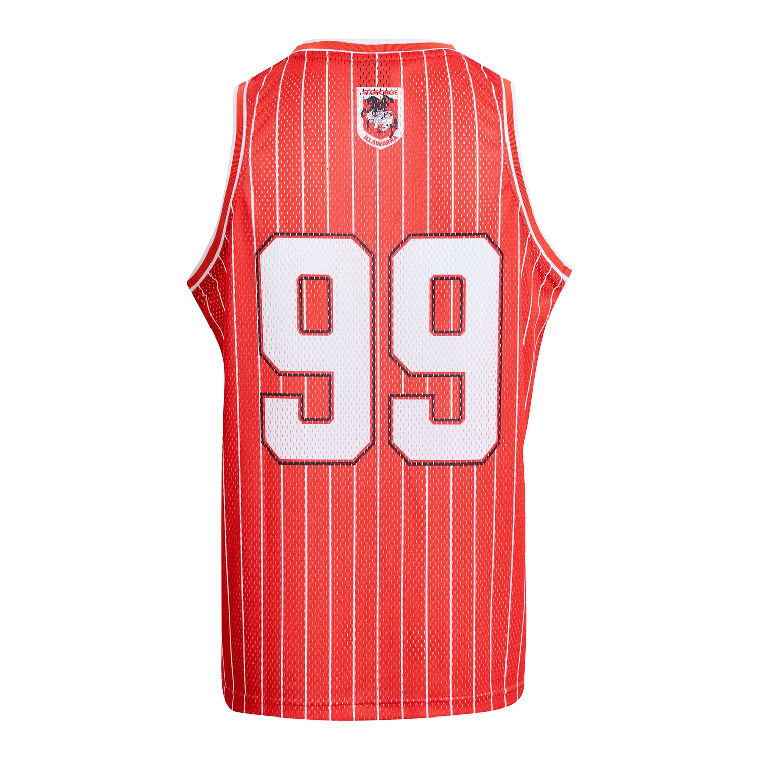 St. George Illawarra Dragons Adult Basketball Singlet - View 2
