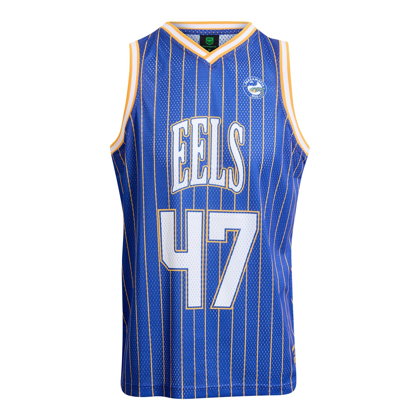 Parramatta Eels Adult Basketball Singlet