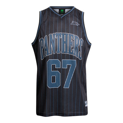 Penrith Panthers Adult Basketball Singlet - View 1