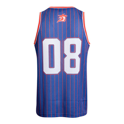 Sydney Roosters Adult Basketball Singlet - View 2