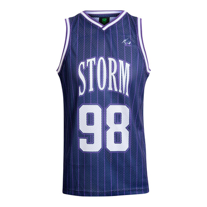 Melbourne Storm Adult Basketball Singlet - View 1