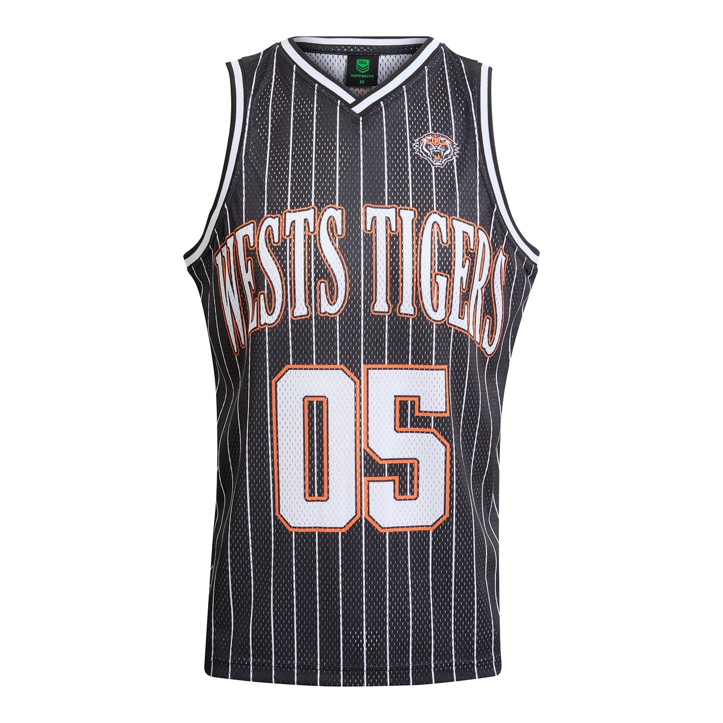 Wests Tigers Adult Basketball Singlet