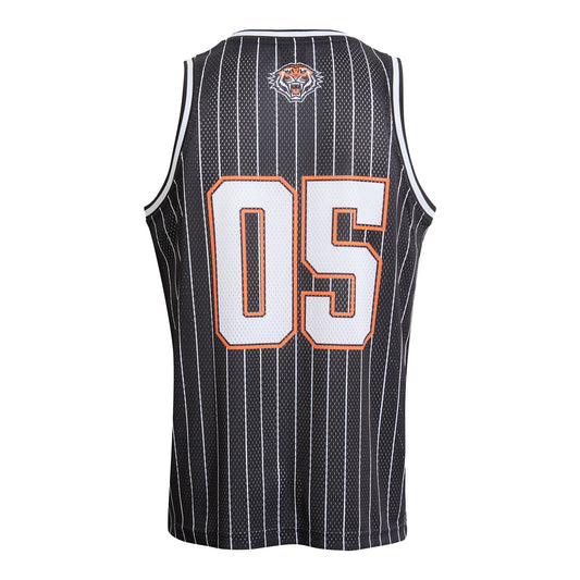 Wests Tigers Adult Basketball Singlet - View 2