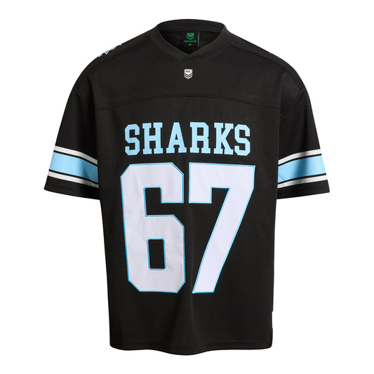 Cronulla-Sutherland Sharks Adult Gridiron Mesh Jersey - View 1
