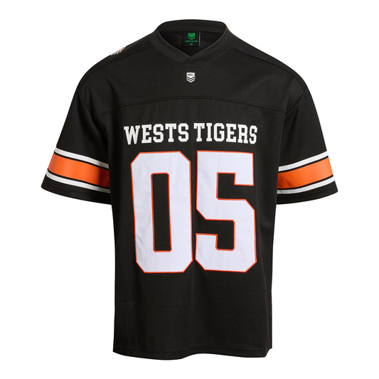 Wests Tigers Adult Gridiron Mesh Jersey - View 1