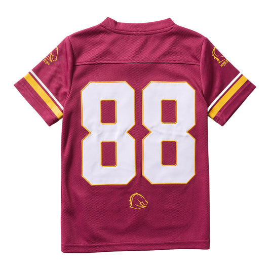 Brisbane Broncos Youth Gridiron Mesh Jersey - View 2