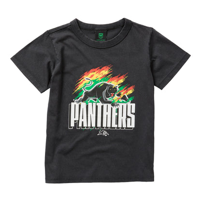 Penrith Panthers Youth Washed Shred T-Shirt - View 1