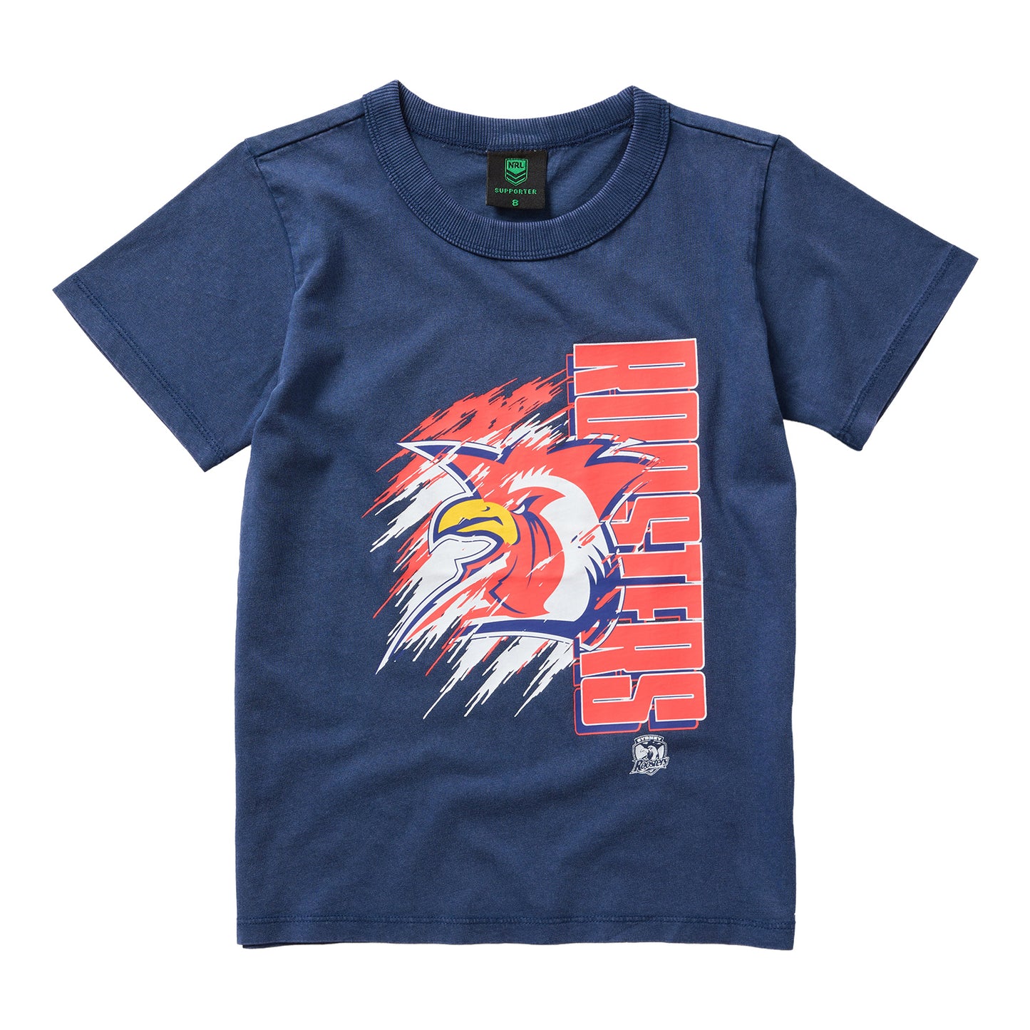 Sydney Roosters Youth Washed Shred T-Shirt